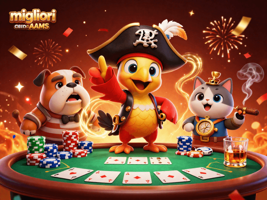 Giocando ai migliori casino non AAMS con esplosivi bonus e un'ambientazione festosa.