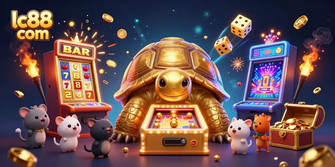 Experience thrilling gameplay with lc88 com at a vibrant casino-themed scene packed with fun.