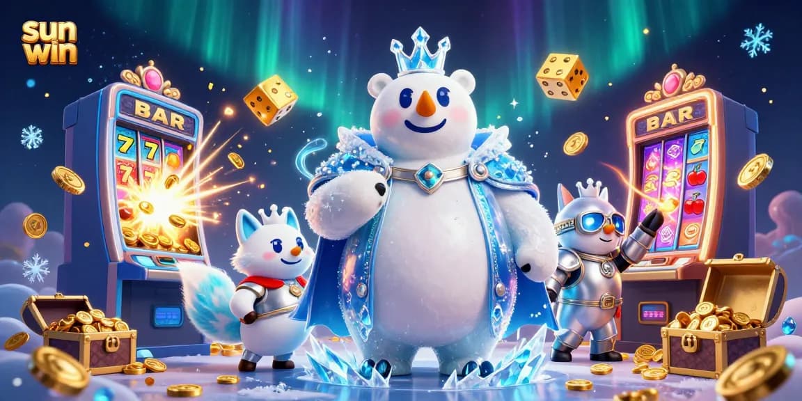 Engage with sun win jackpots and excitement in this vibrant casino illustration.