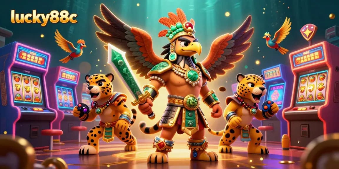 Spin the reels in excitement with lucky88c's vibrant Aztec-themed online casino adventure!