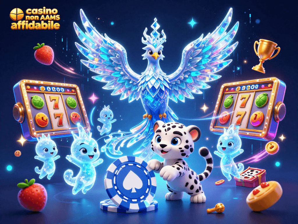 Gioca e vinci nei migliori casino non AAMS affidabili con questa illustrazione vibrante e dettagliata.