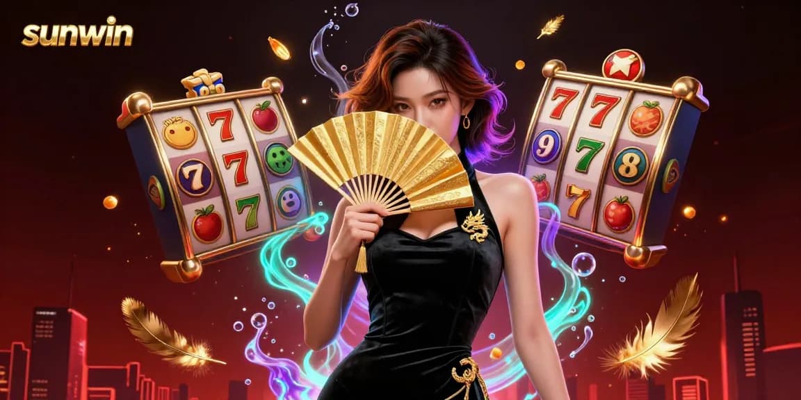 Engage in thrilling slot game adventures with Sunwin's glamorous casino atmosphere.