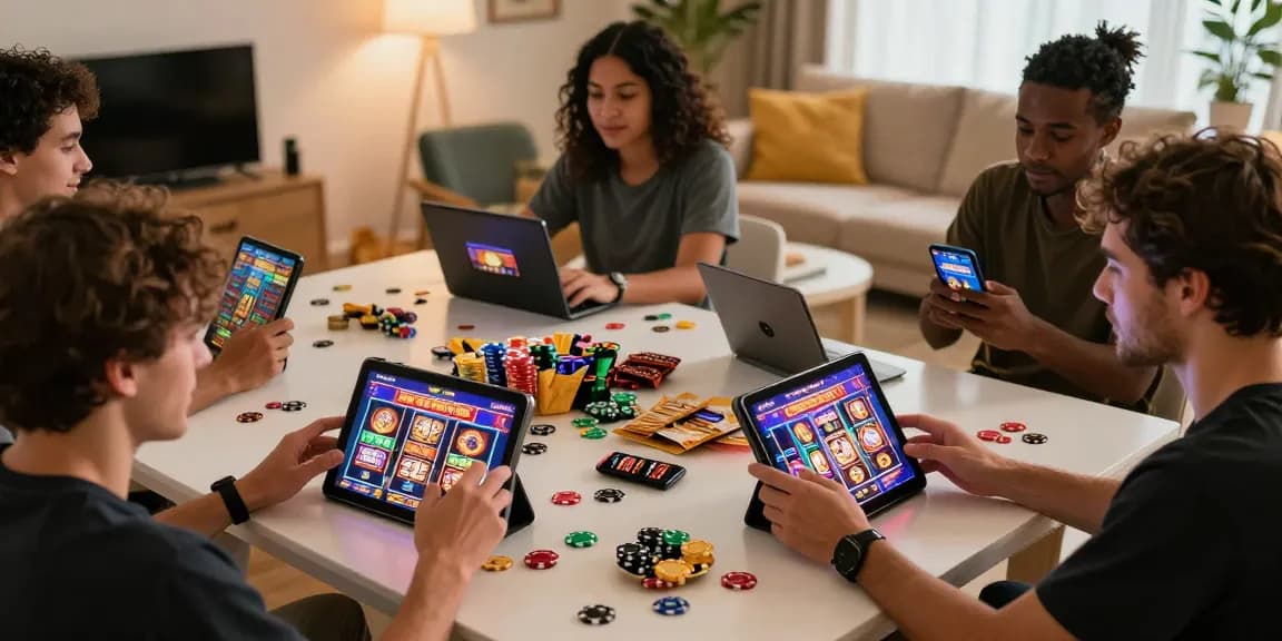 Exciting online gaming experience on deposit tanpa minimal platform showcasing players enjoying slots