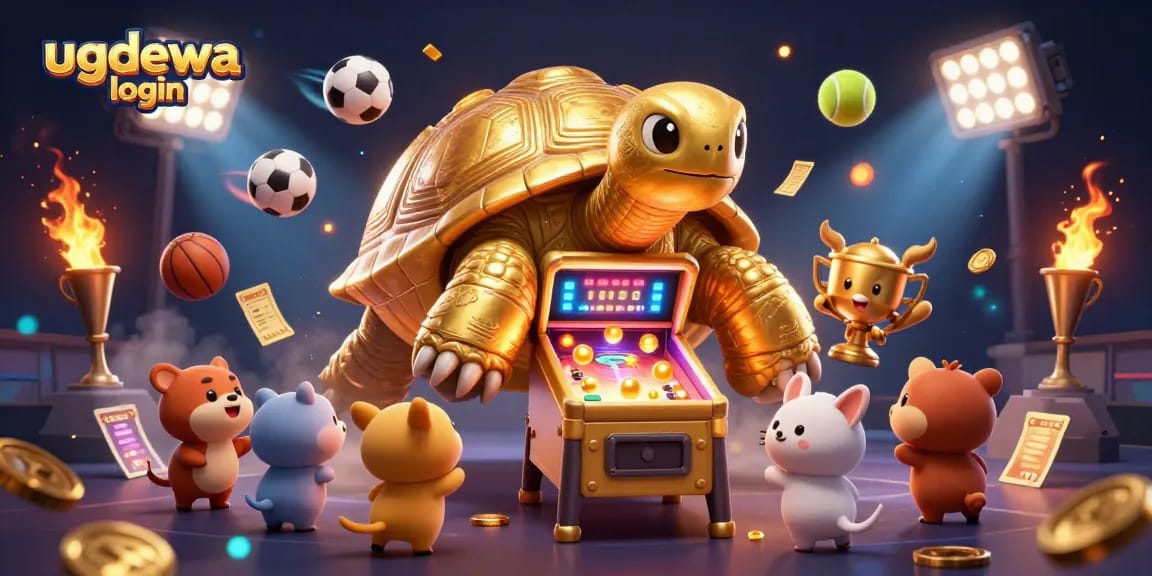 Experience the excitement of betting with ugdewa login as a golden tortoise pinball machine captivates eager players.