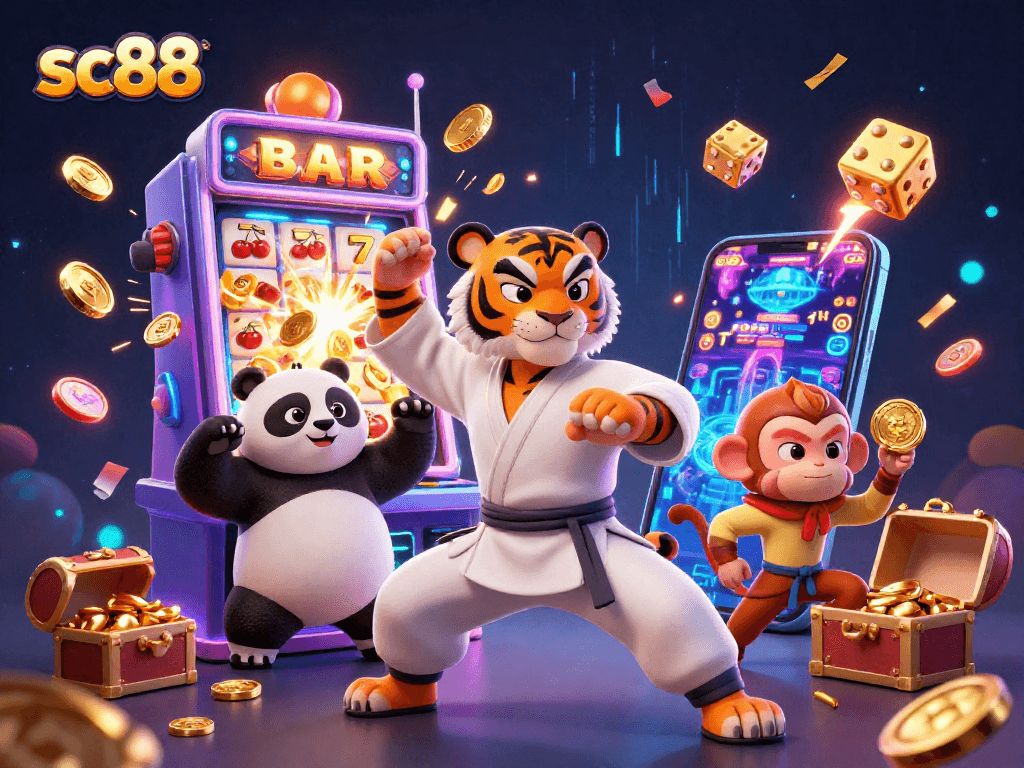 Engage with sc88 as the kung fu master shares slot machine jackpot inspiration with playful disciples.