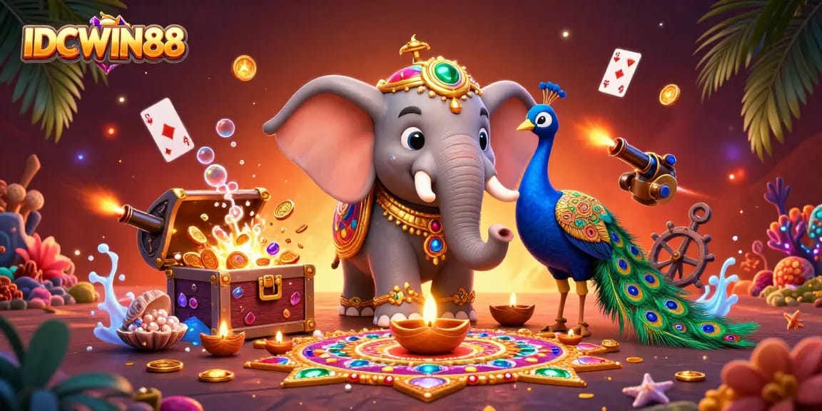 Experience thrilling gameplay at IDCWIN88 with vibrant casino elements and winning opportunities.