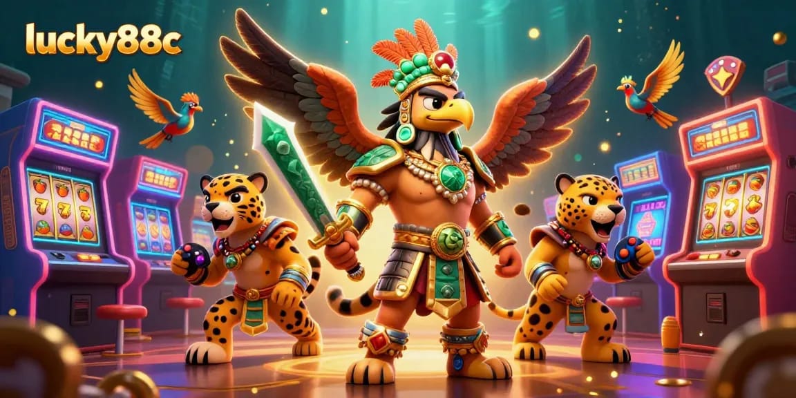 Spin the reels in excitement with lucky88c's vibrant Aztec-themed online casino adventure!