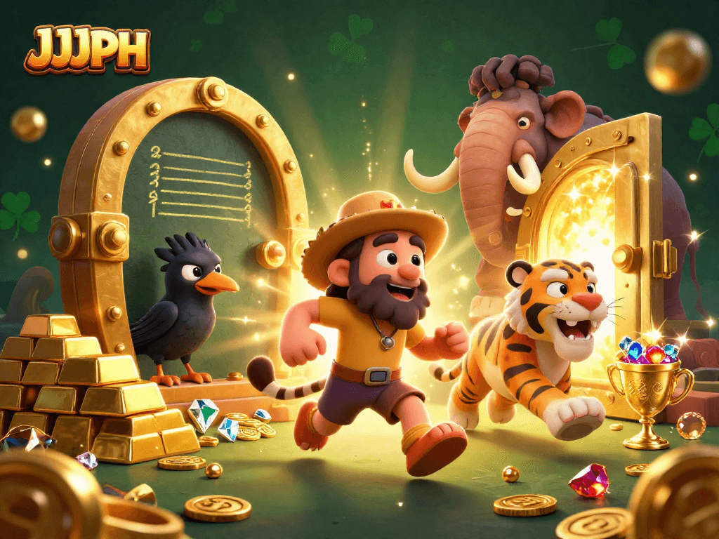 Experience winning thrills at JJJPH with vibrant caveman casino adventures and treasures galore.