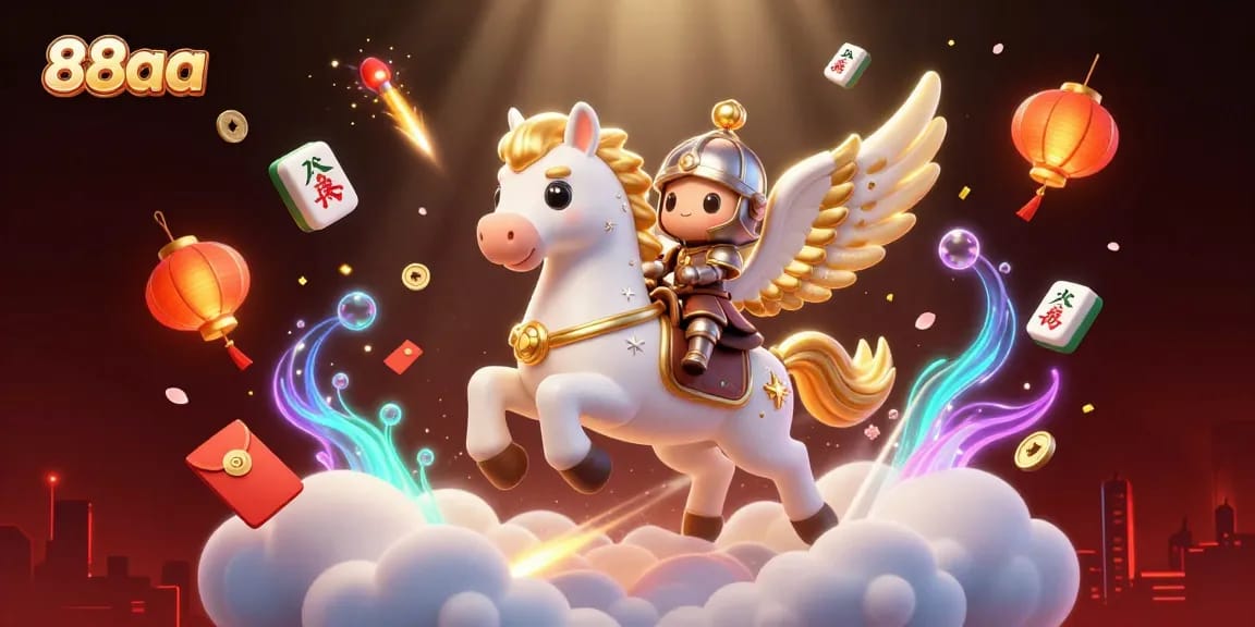 Play games and win big with 88aa, featuring a lively scene of fortune and celebration.