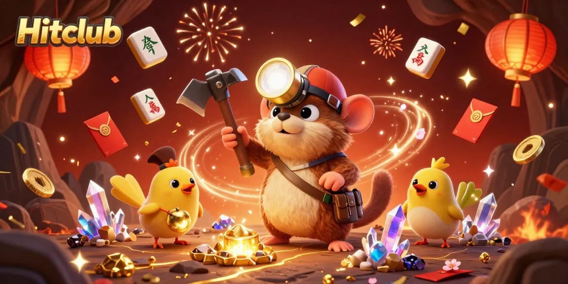 Hitclub players enjoy a vibrant casino atmosphere full of treasures and excitement.