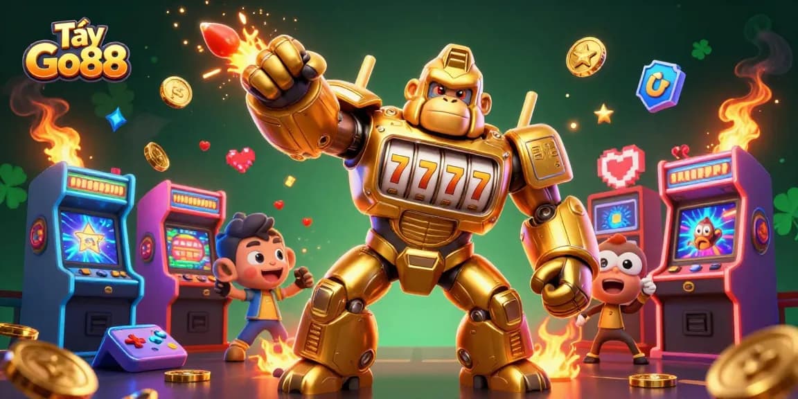 Engage in high-stakes gaming with Tải Go88 via a captivating 3D casino illustration featuring dynamic characters.