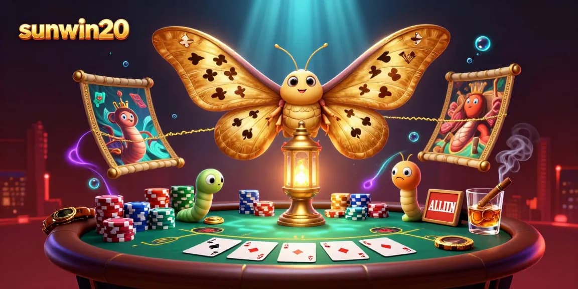 Experience the excitement of winning at sunwin20 with vibrant casino scenes in a rich 3D illustration.
