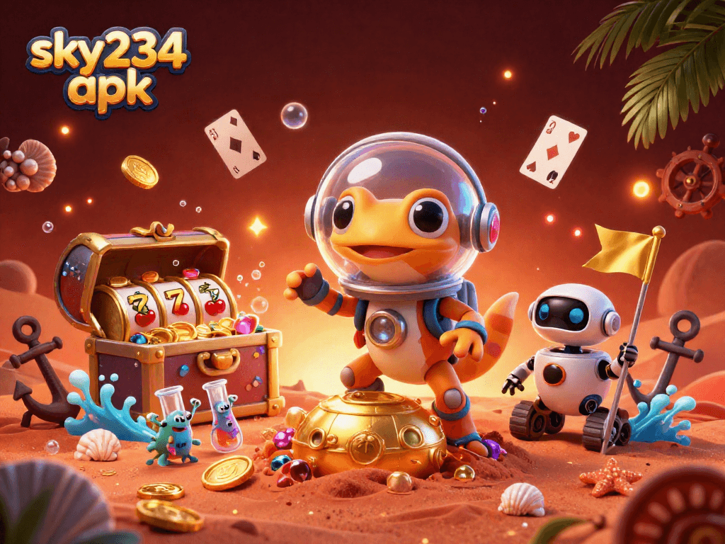 Experience adventure and excitement in the sky234 apk casino with vibrant characters and dynamic game elements.