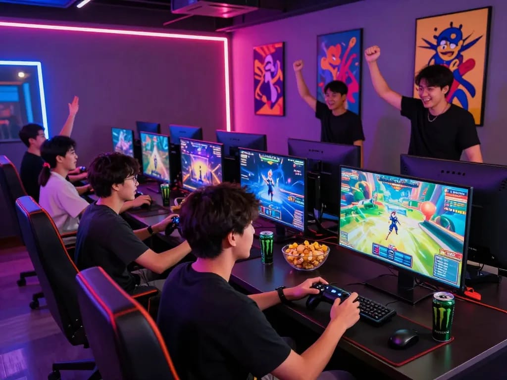Experience the thrill of online gaming at mantra88 with vibrant neon lights and dynamic gameplay