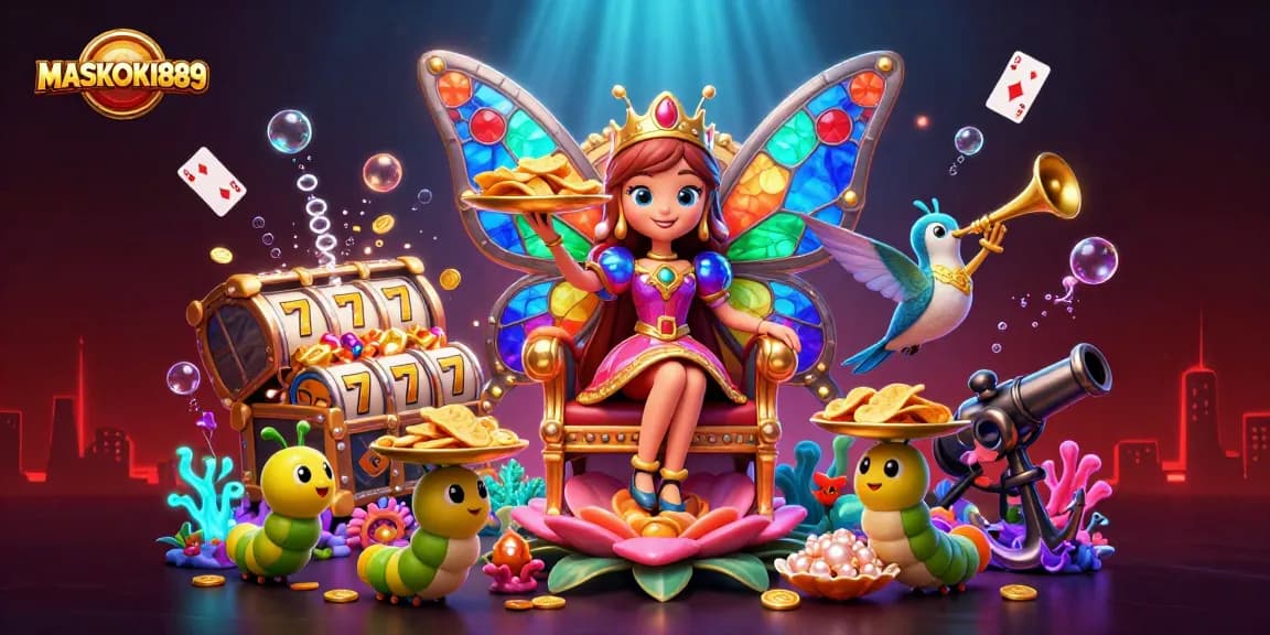 Experience jackpot excitement with MASKOKI889, where vibrant slots and rewards collide.