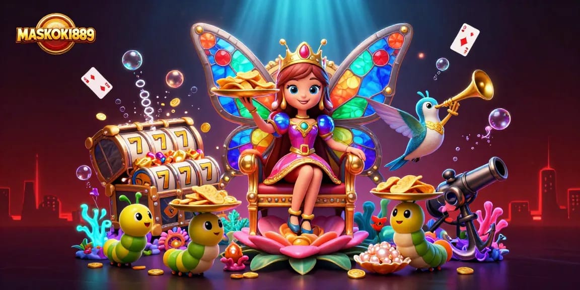 Experience jackpot excitement with MASKOKI889, where vibrant slots and rewards collide.