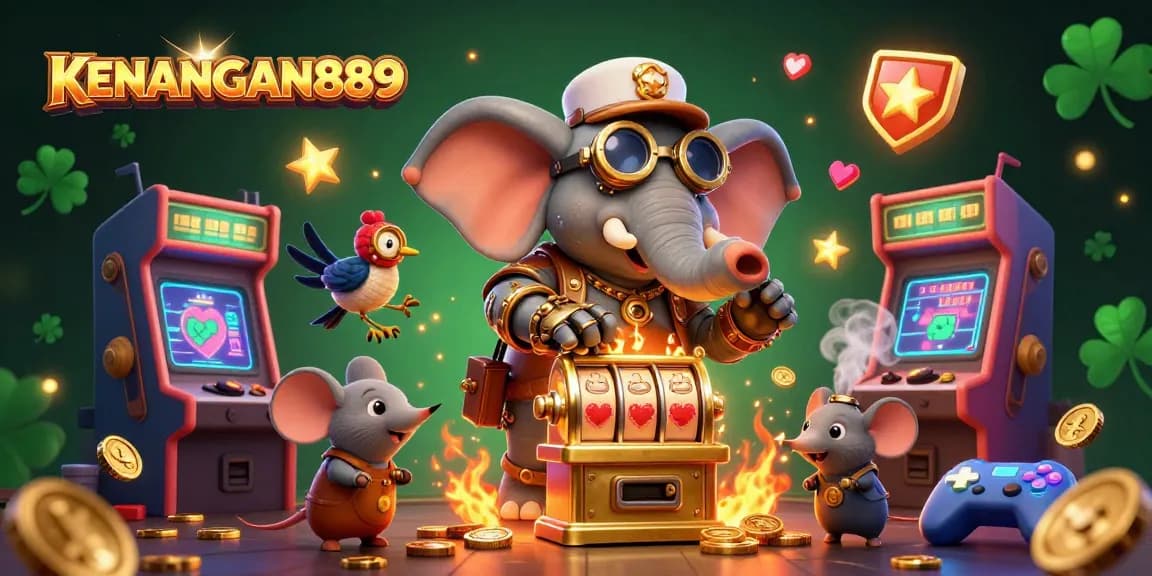 Play exciting slots at KENANGAN889 with vibrant games and golden elements for a thrilling experience.