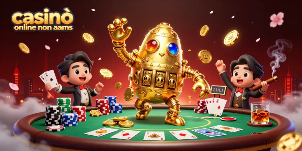 Giocatori si divertono nei casinò online non AAMS con prelievi veloci e giochi entusiasmanti.