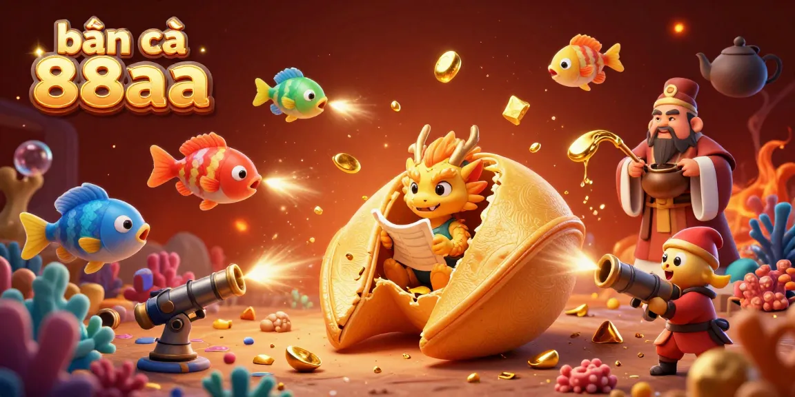 Engage in the thrilling bắn cá 88aa game, with colorful fish shooting from vibrant cannons in an exciting underwater adventure.