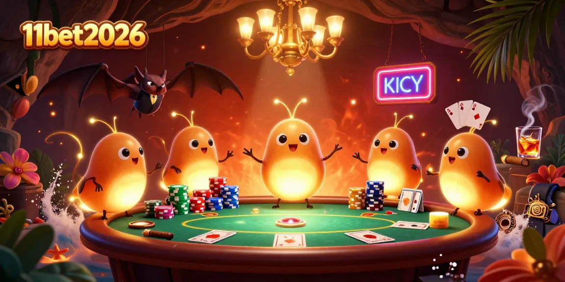 Experience vibrant poker action with glowworms in a cave casino at 11bet2026.