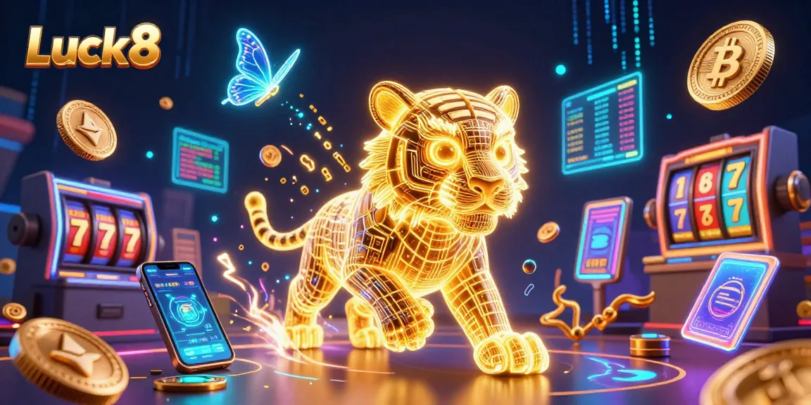 Engage in thrilling gameplay with Luck8 featuring vibrant digital casino elements.