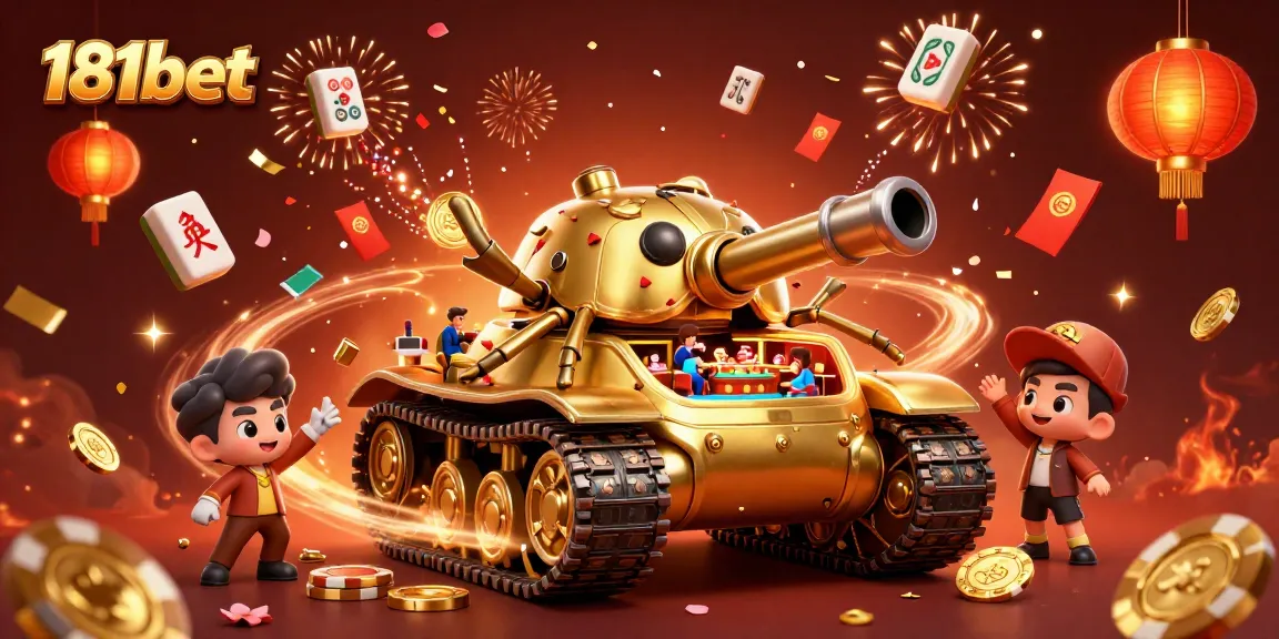 Experience thrilling wins at 181bet with a vibrant 3D casino scene filled with excitement and rewards.