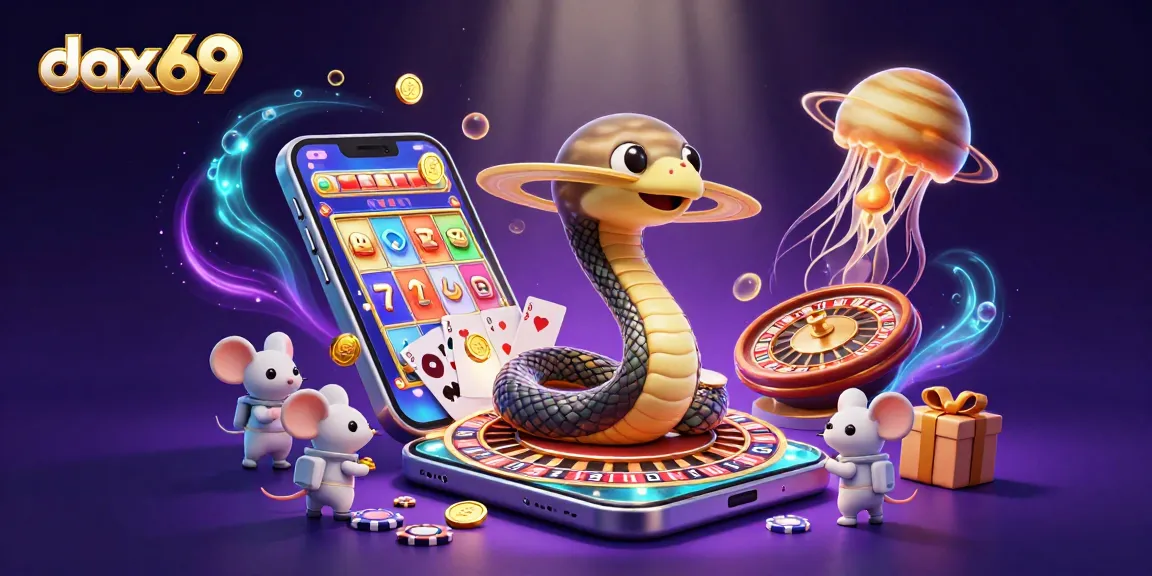 Bermain di dax69, ikan cosmic dan ular Saturnus menghibur pemain kasino dengan elemen slot dan roulette