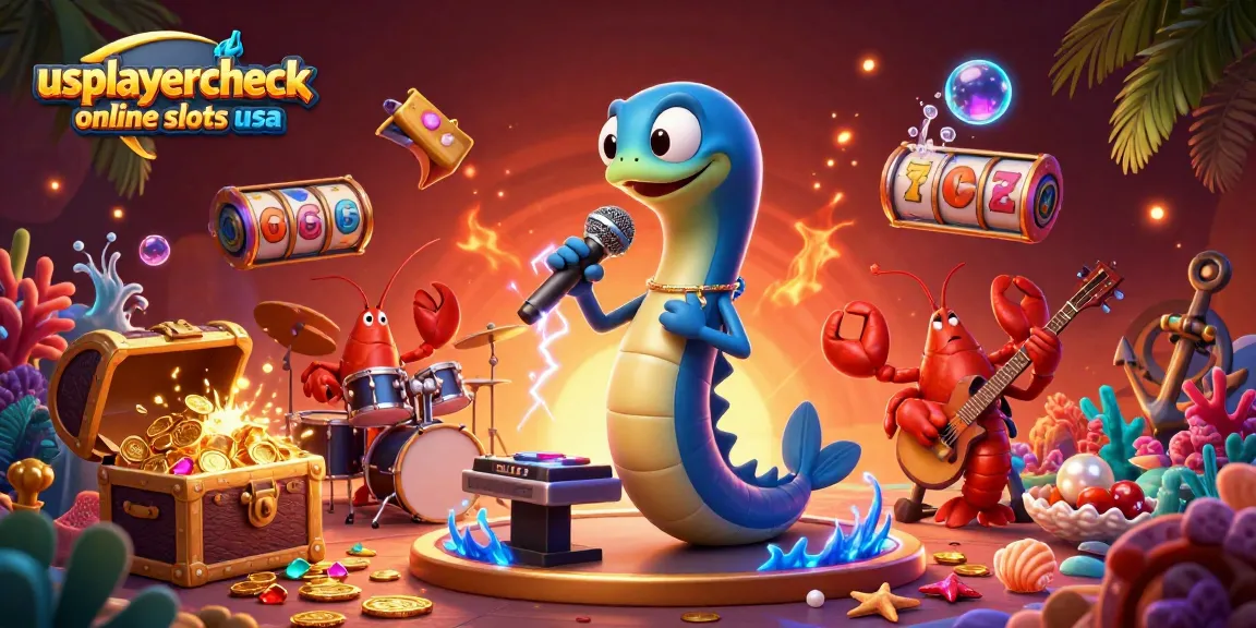 Engage with usplayercheck online slots usa in a vibrant underwater casino featuring electric eel DJ, lobster drummer, and seahorse guitarist.