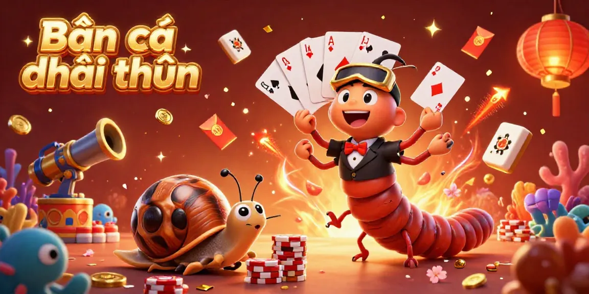 Bắn cá đổi thưởng scene with colorful sea creatures and vibrant elements celebrating gameplay.