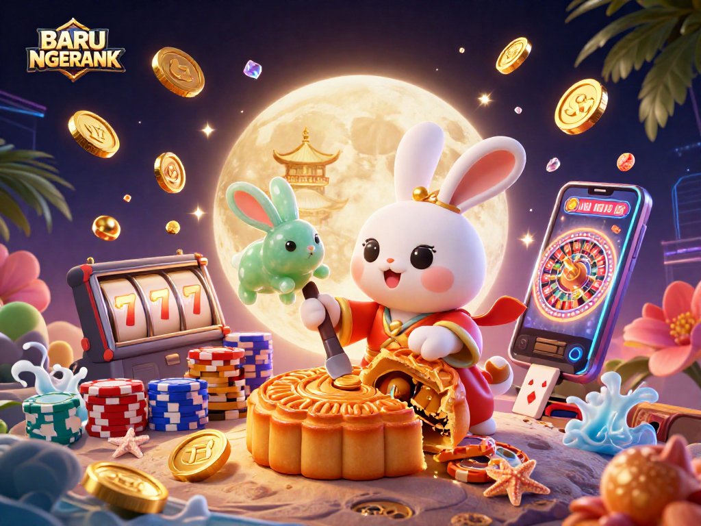 Engage with BARU NGERANK and experience thrilling slot action and vibrant casino scenes.