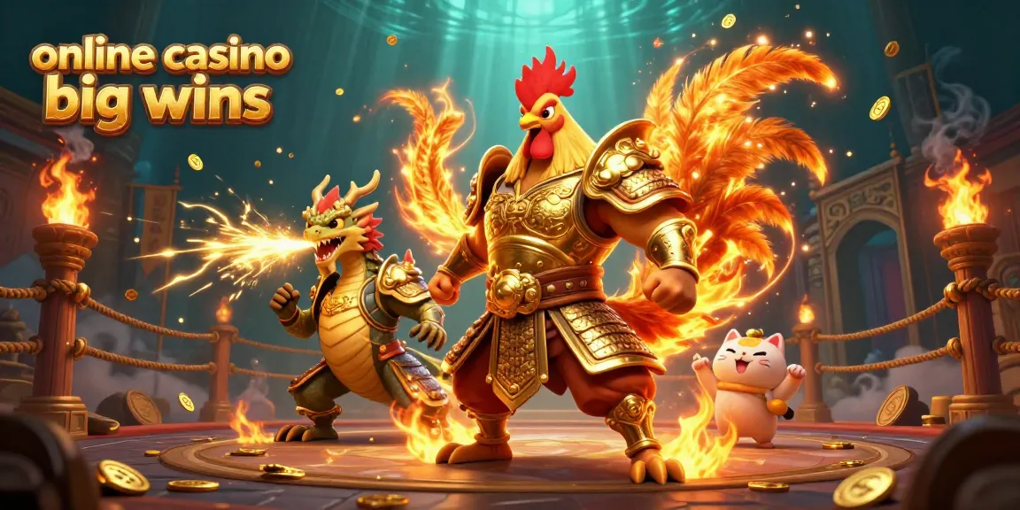Experience thrilling online casino big wins with our dynamic 3D illustration of legendary characters.