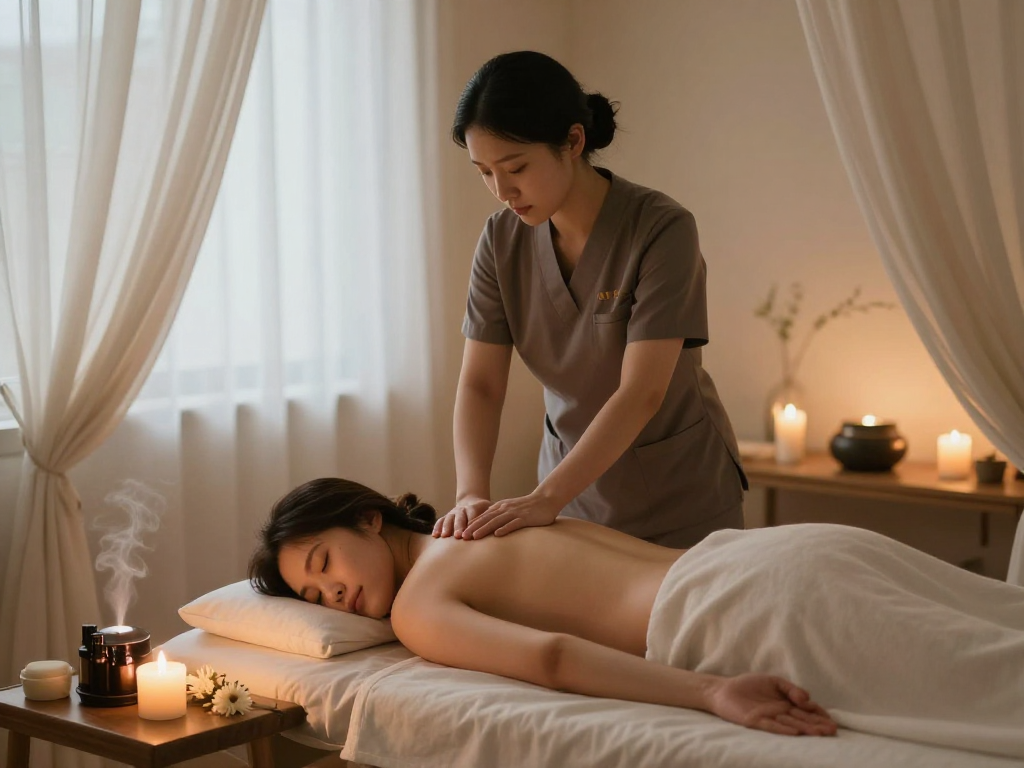 Indulge in 인천출장마사지 with a calming therapist in a serene setting.