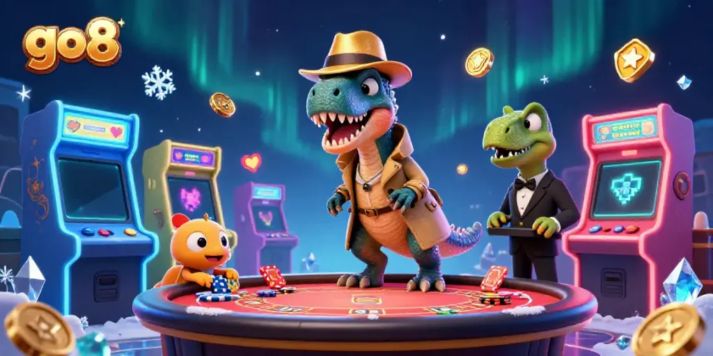 Experience golden opportunities at the go8 casino with thrilling card games and vibrant arcade action.