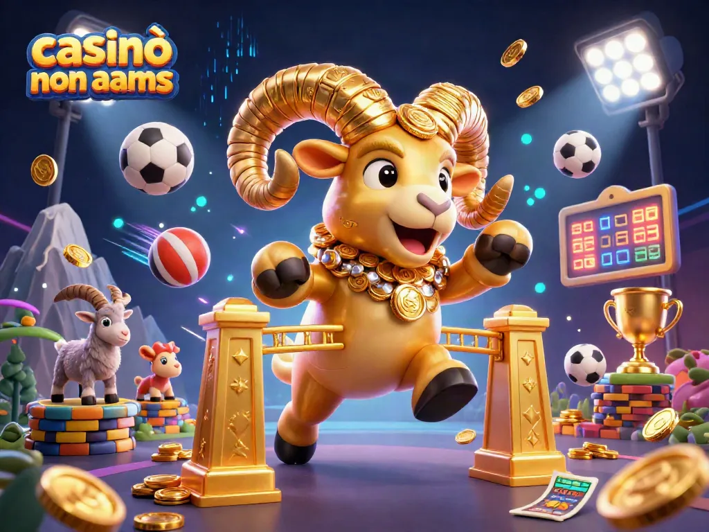Giocatori vincitori nei casinò non AAMS, circondati da trofei, mentre si sfidano alle slot.