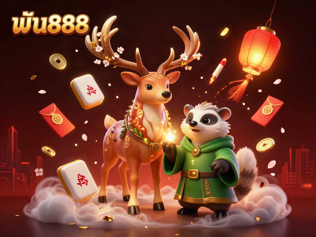Engage with the thrilling world of ฟัน888, where the Celtic druid stag and wise badger illuminate a vibrant casino experience.