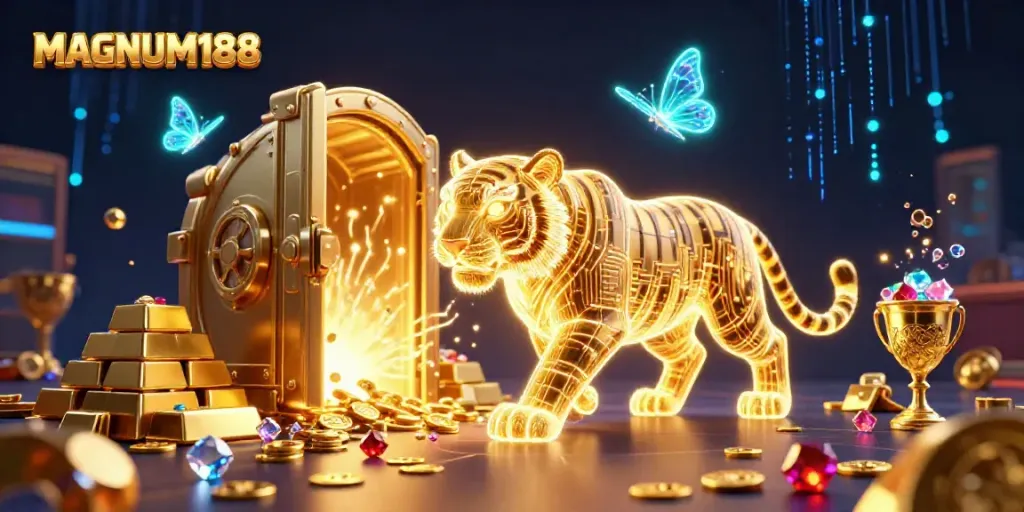 Experience exciting wins at MAGNUM188 with vibrant symbols and a dynamic digital casino landscape.