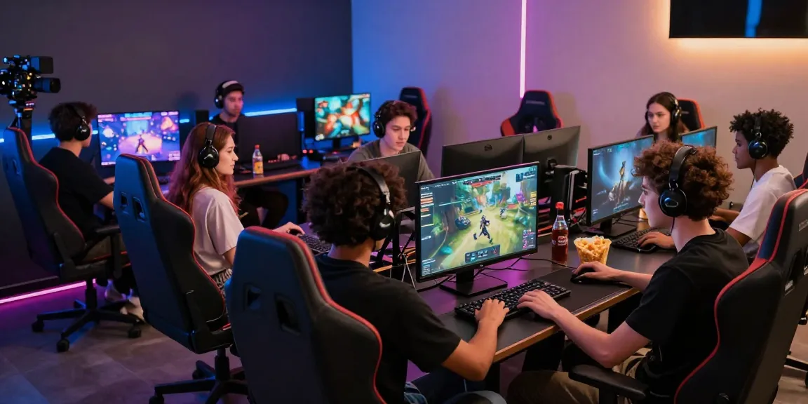 Active players enjoying a thrilling gaming experience on net88 platform in a vibrant gaming room.