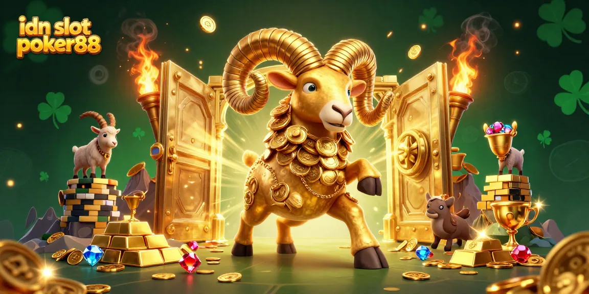 Experience the thrill of idn slot poker88 with dazzling treasures in an exhilarating casino scene.