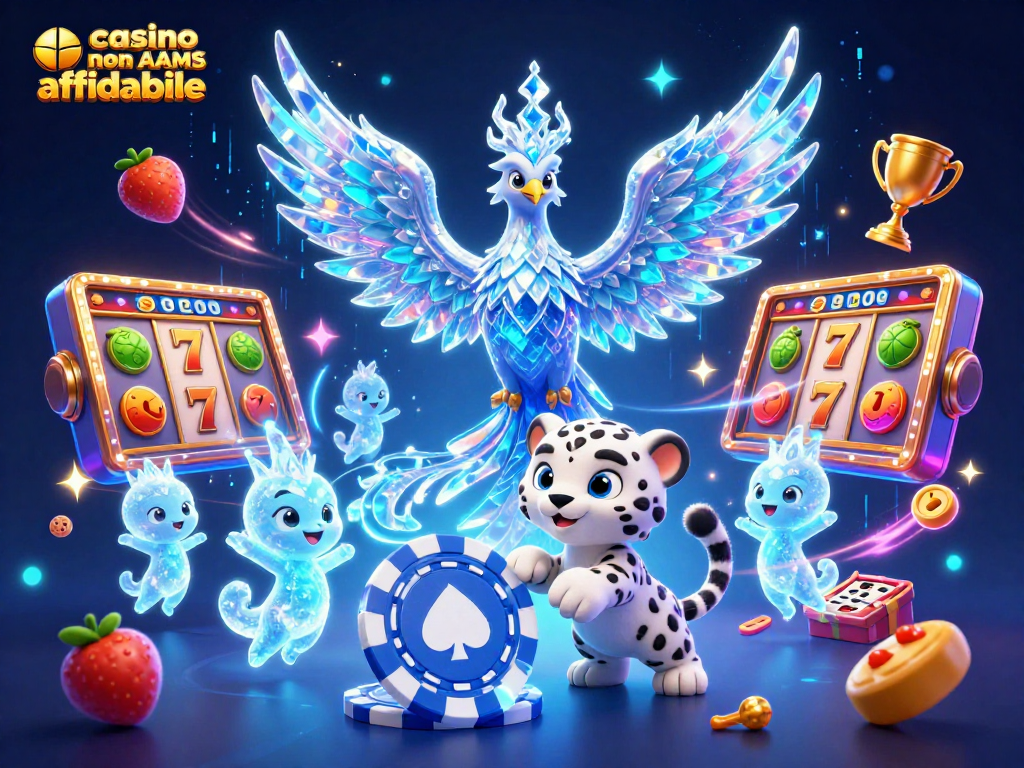Gioca e vinci nei migliori casino non AAMS affidabili con questa illustrazione vibrante e dettagliata.
