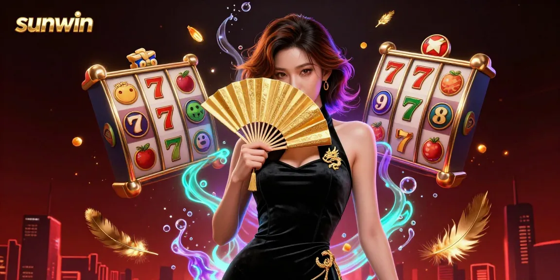 Engage in thrilling slot game adventures with Sunwin's glamorous casino atmosphere.