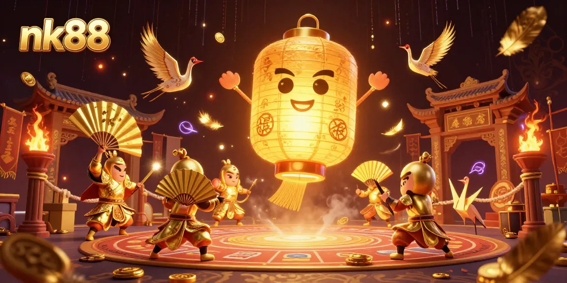 Engage with nk88's electrifying casino experience featuring lucky symbols and vibrant visuals.