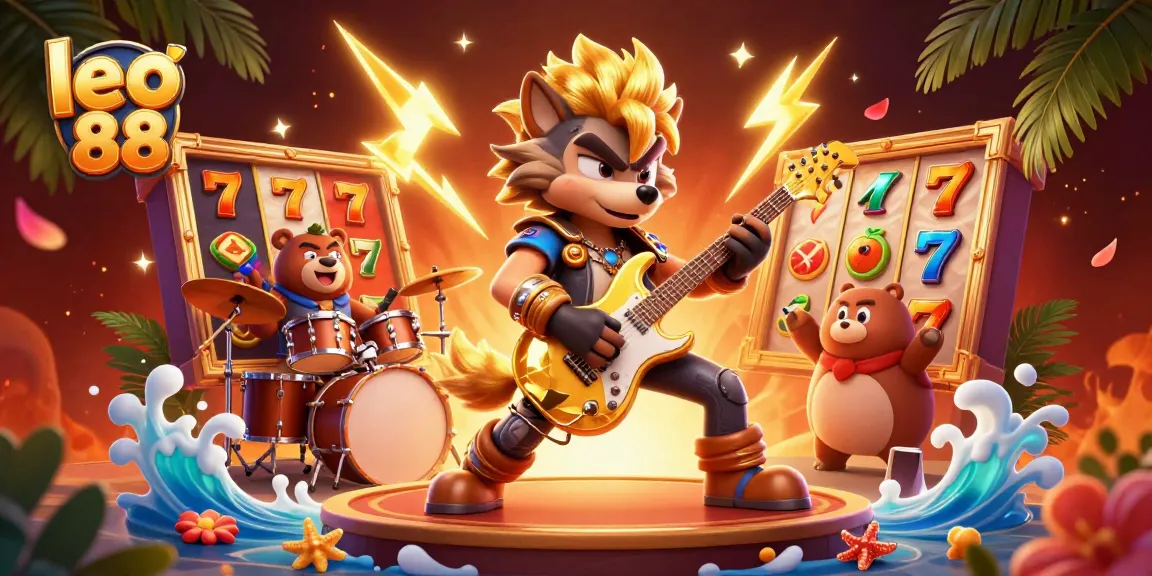 Experience thrilling action at leo 88 with vibrant slot symbols and charismatic characters.