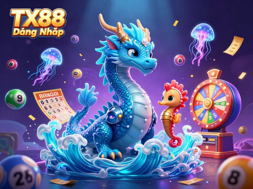 Experience winning moments with TX88 Đăng Nhập in this vibrant underwater casino scene