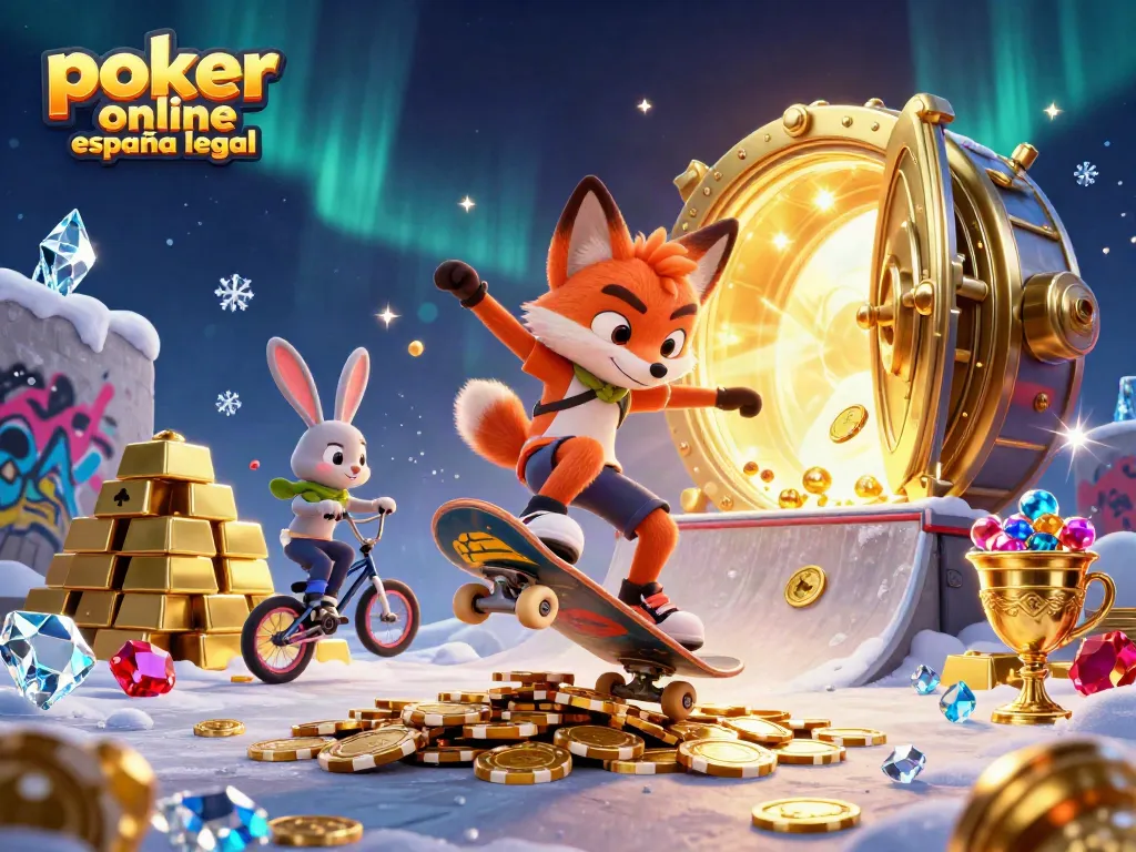 Disfruta del póker online en España legal, con acción de cartas y fichas brillantes en un entorno impresionante.