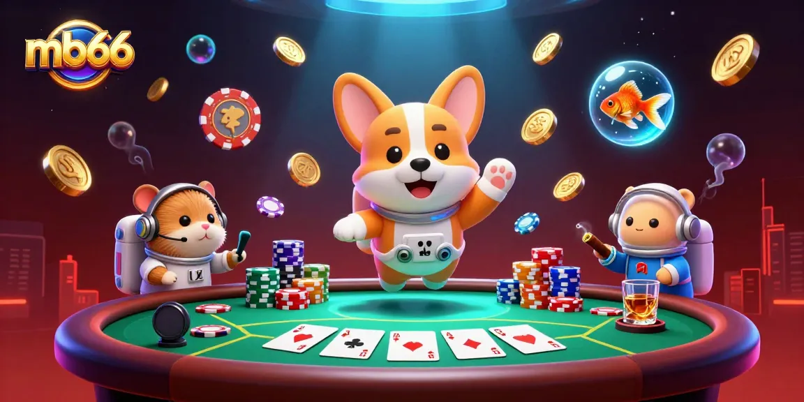 Play fun games at mb66 and enjoy floating poker action with vibrant visuals and engaging characters.