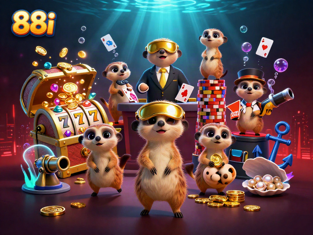 Experience the exciting casino world with 88i where meerkats run game operations and treasure abounds.
