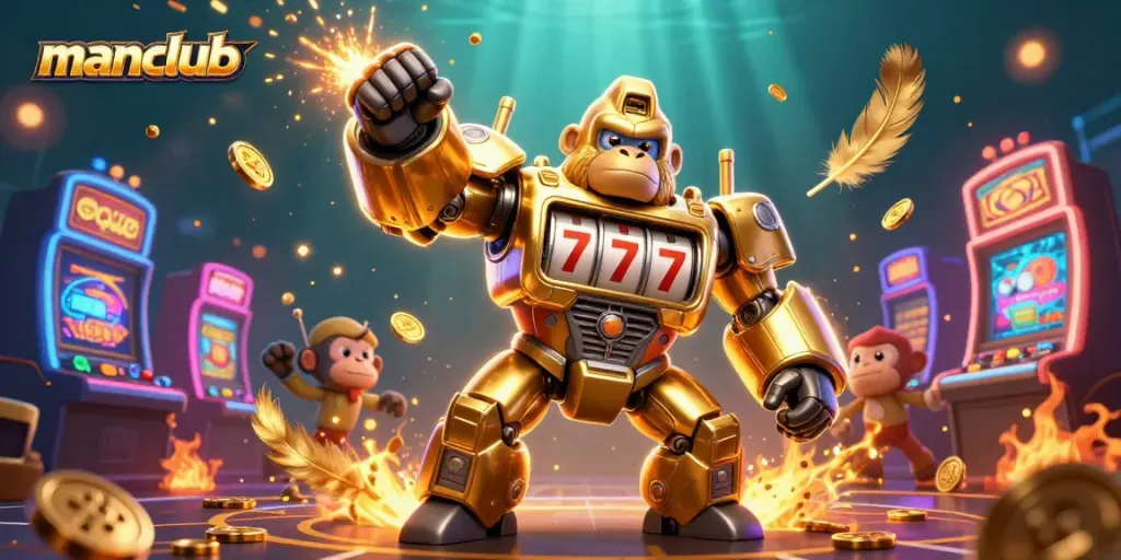 Experience the thrill of manclub gaming with dynamic slot themes, spinning reels, and vibrant casino action.