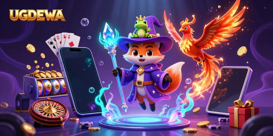 Engage in thrilling gameplay with UGDEWA's enchanted wizard and dynamic gaming elements.