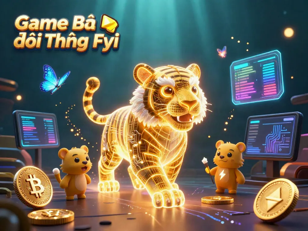 Experience thrilling gameplay with Game Bài Đổi Thưởng Fyi in a vibrant casino scene.
