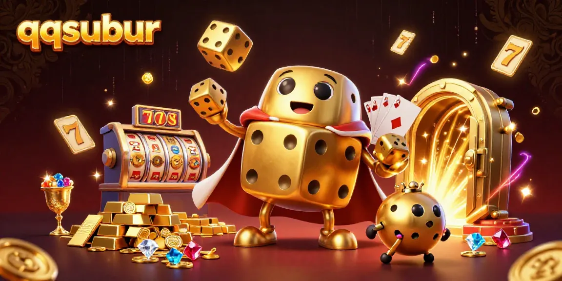 Experience the excitement of qqsubur gaming with dynamic slot gameplay and rich golden visuals.